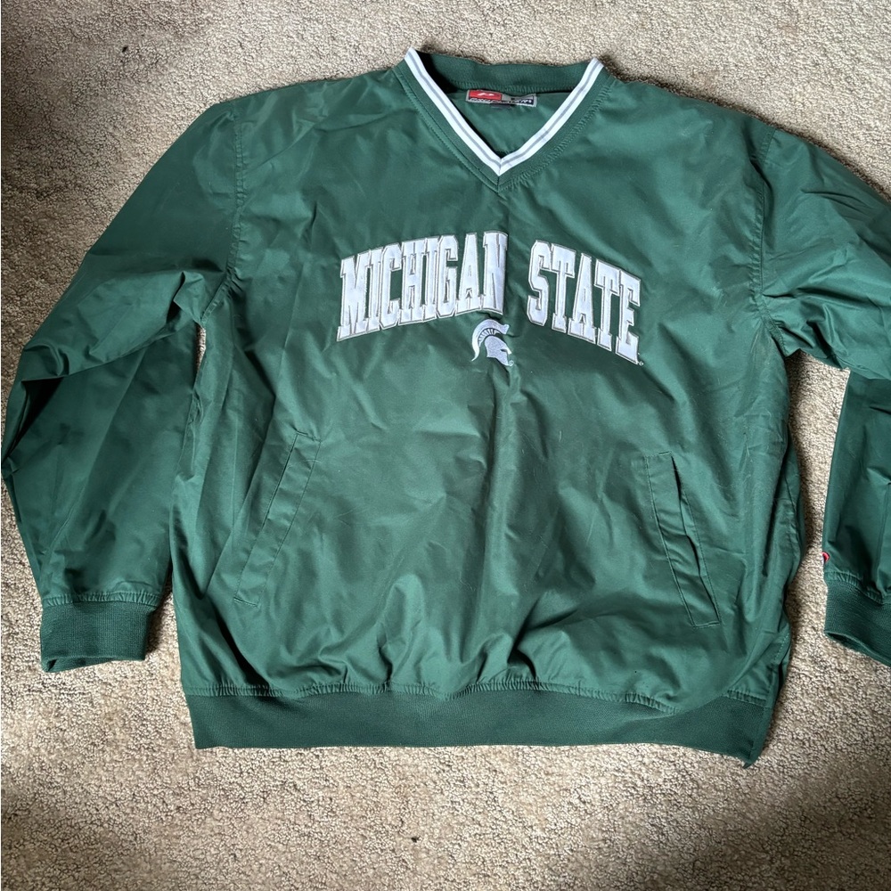 Large Michigan State windbreaker